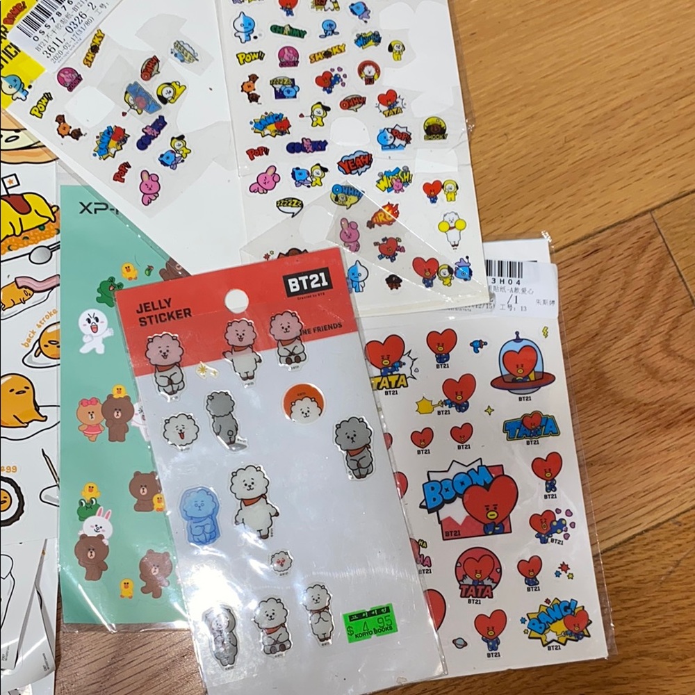 Cute Characters Sticker Set - Picture 4 of 4